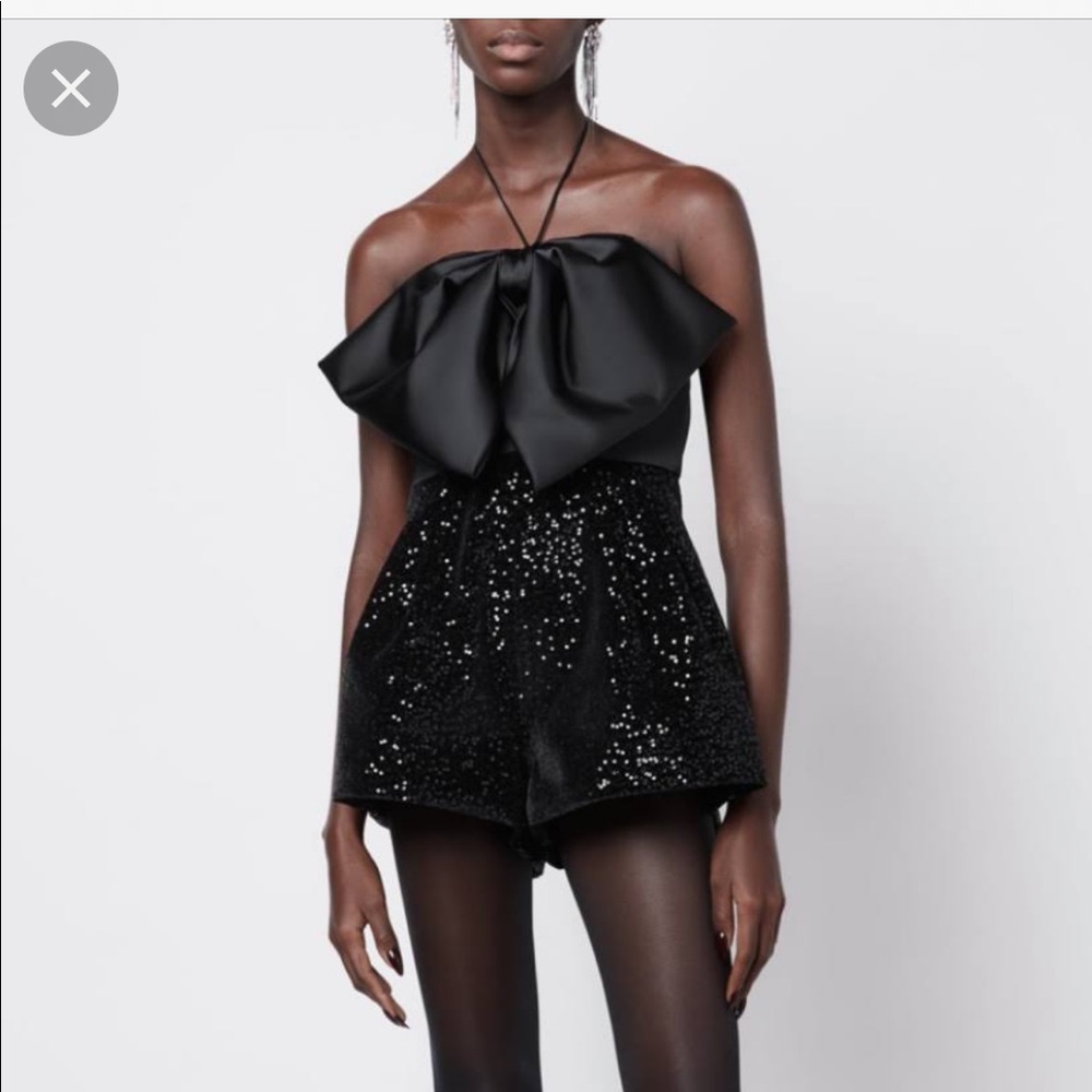Zara bow romper